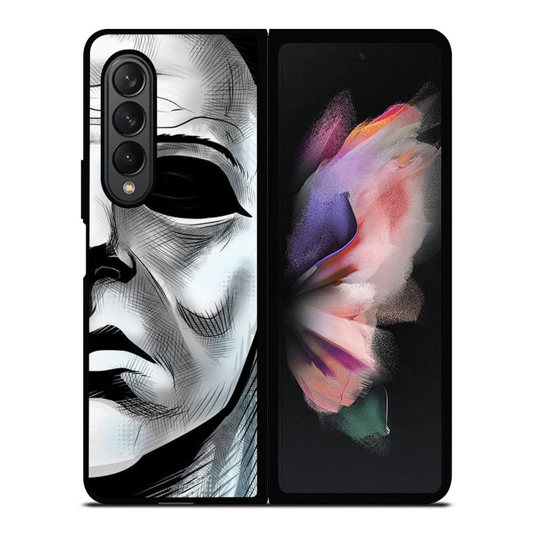 MICHAEL MYERS HORROR CARTOON Samsung Galaxy Z Fold 3 Case Cover
