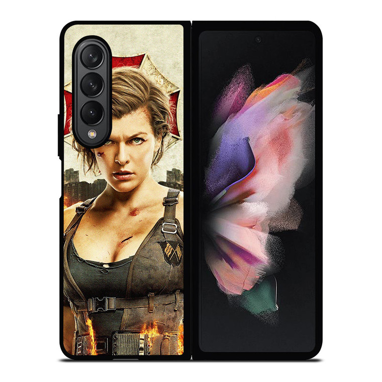 MILLA JOVOVICH RESIDENT EVIL 2 Samsung Galaxy Z Fold 3 Case Cover