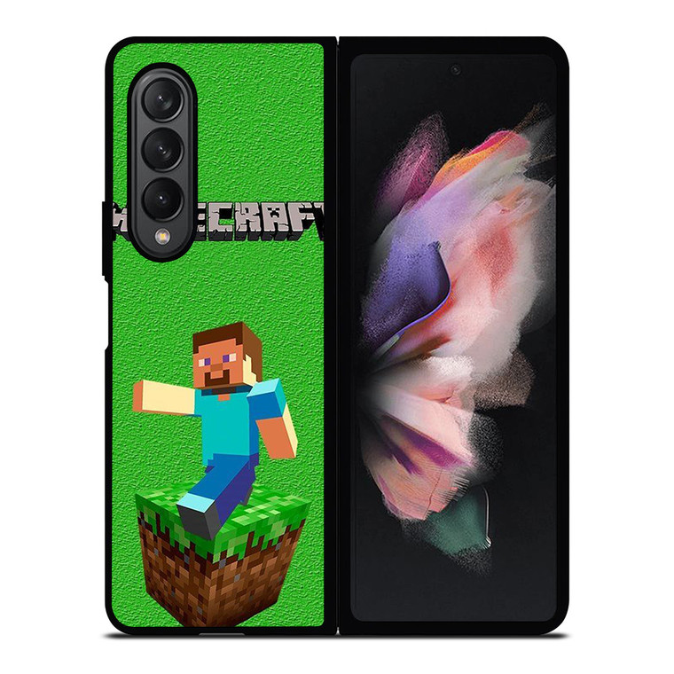 MINECRAFT GAME ICON Samsung Galaxy Z Fold 3 Case Cover