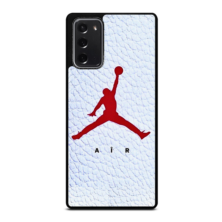 AIR JORDAN WHITE LEATHER  Samsung Galaxy Note 20 Case Cover