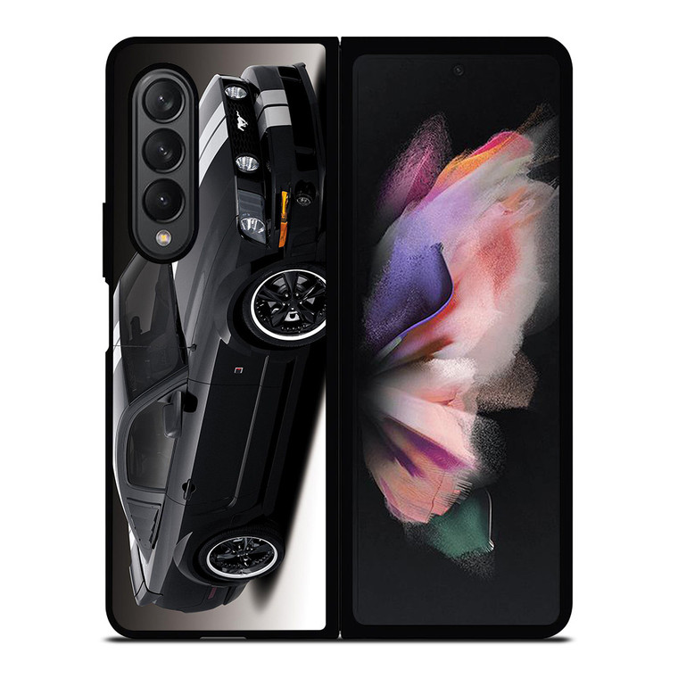 MUSTANG GT SPOT CAR BLACK Samsung Galaxy Z Fold 3 Case Cover