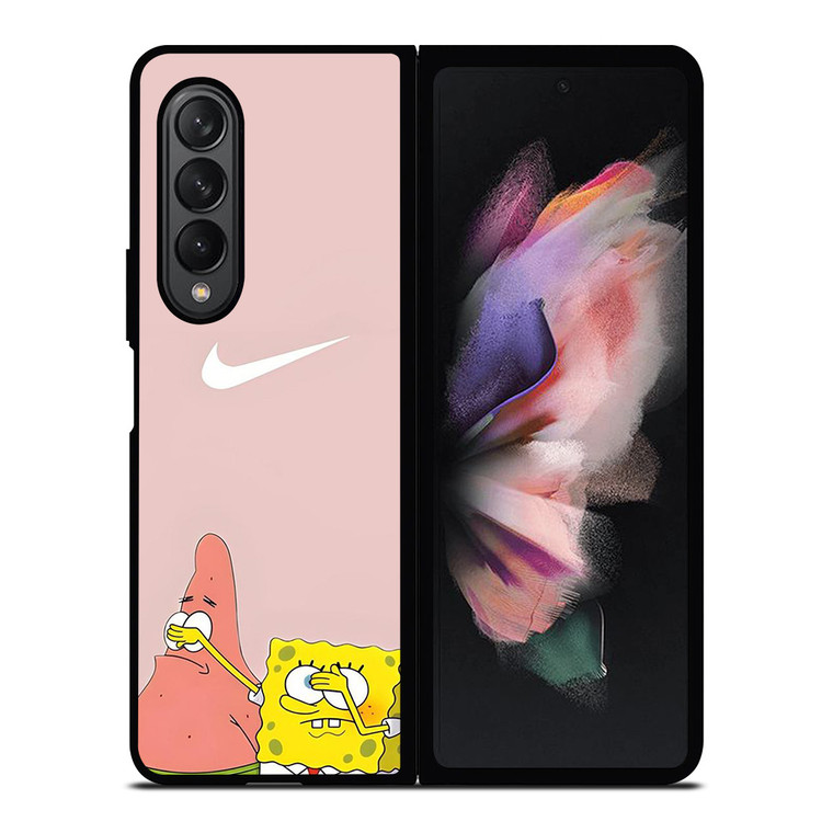 NIKE PATRICK AND SPONGEBOB PINK Samsung Galaxy Z Fold 3 Case Cover