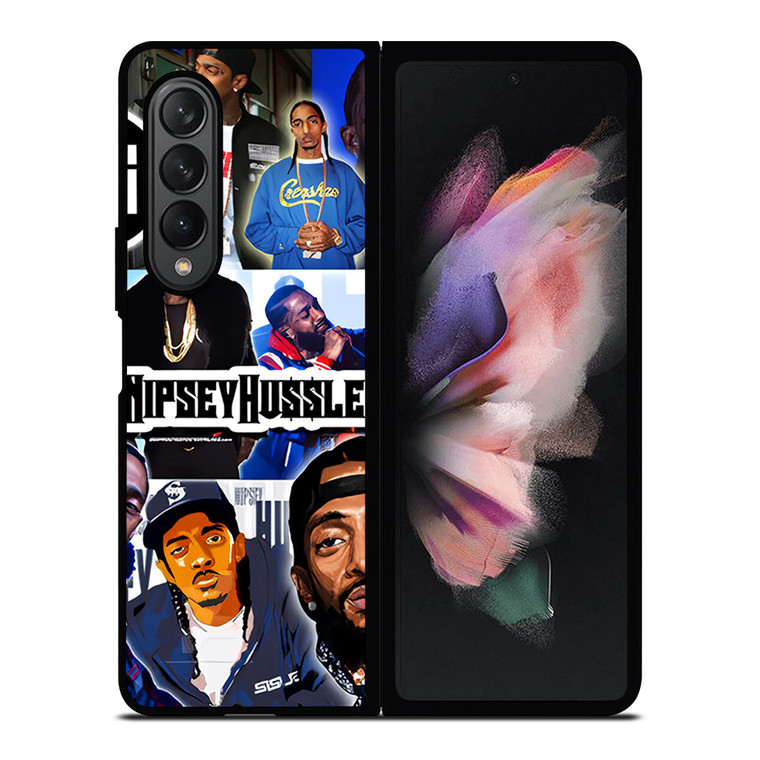 NIPSEY HUSSLE RAPPER COLLAGE Samsung Galaxy Z Fold 3 Case Cover