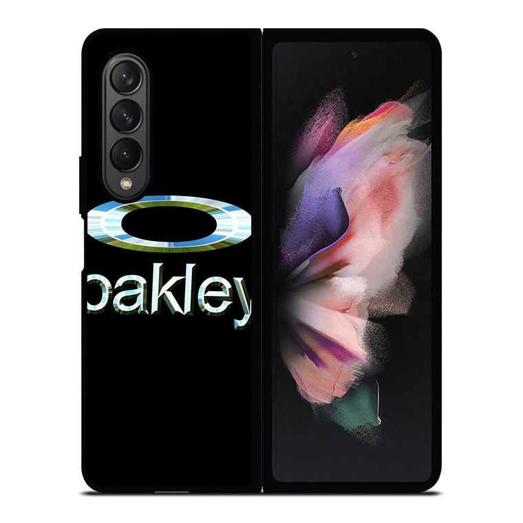 OAKLEY METAL BLACK EMBLEM Samsung Galaxy Z Fold 3 Case Cover