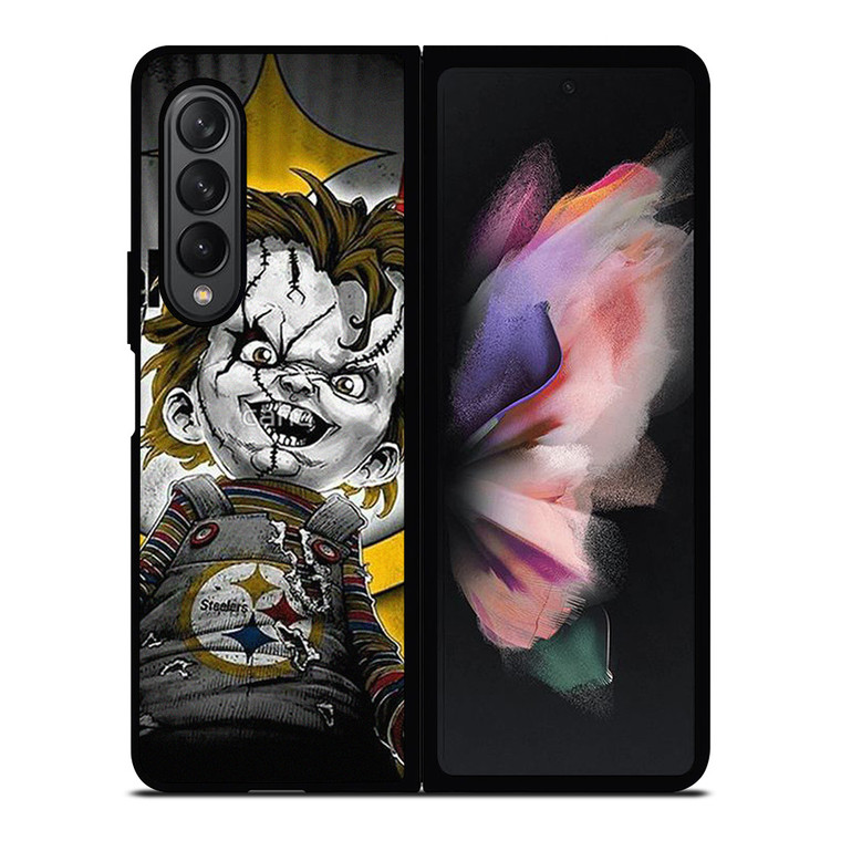 PITTSBURGH STEELERS CHUCKY DOLL Samsung Galaxy Z Fold 3 Case Cover