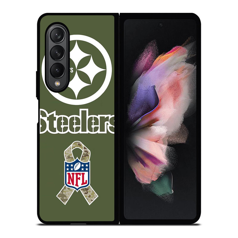 PITTSBURGH STEELERS NFL FOOTBALL BADGE Samsung Galaxy Z Fold 3 Case Cover