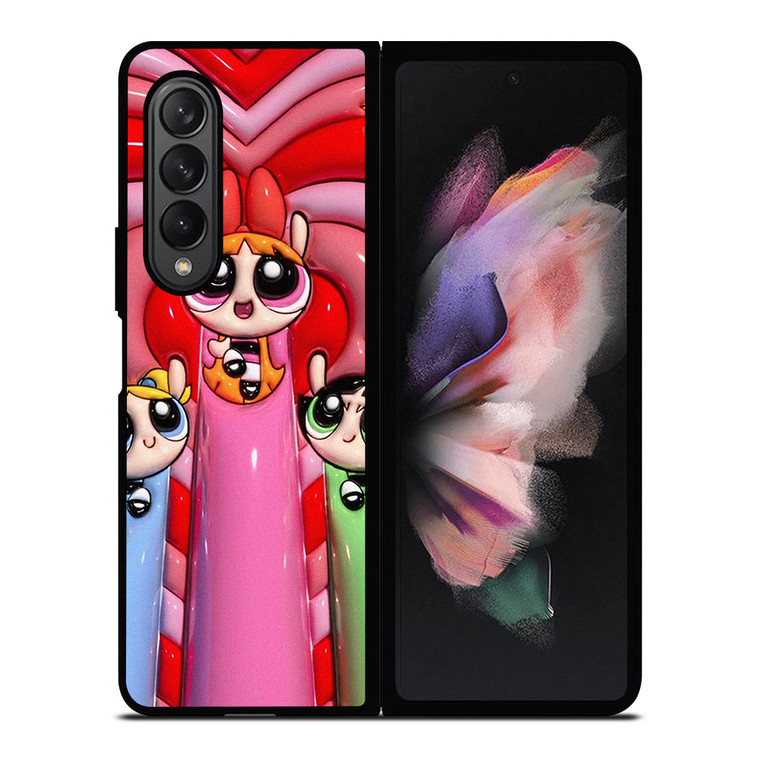 POWERPUFF GIRLS 3D ART CARTOON Samsung Galaxy Z Fold 3 Case Cover