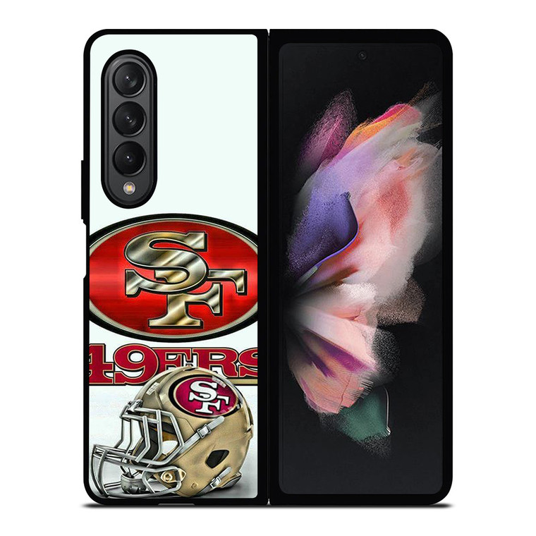 SAN FRANCISCO 49ERS HELMET FOOTBALL Samsung Galaxy Z Fold 3 Case Cover