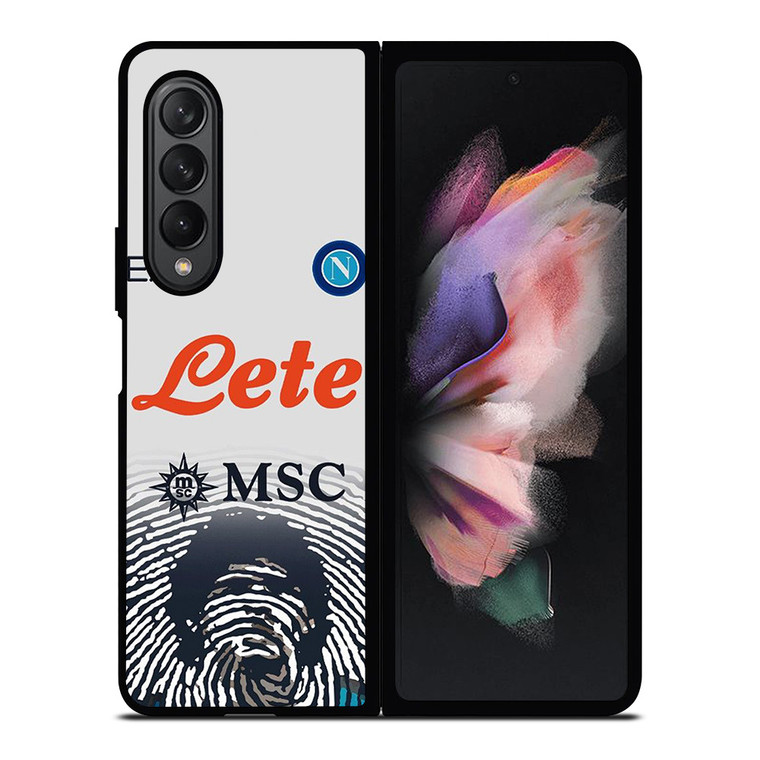 SSC NAPOLI MARADONA WHITE KIT Samsung Galaxy Z Fold 3 Case Cover