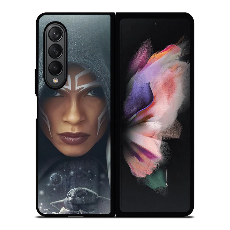 STAR WARS AHSOKA BABY YODA Samsung Galaxy Z Fold 3 Case Cover