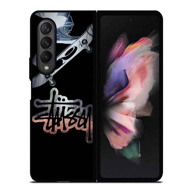 STUSSY SKATEBOARD LOGO Samsung Galaxy Z Fold 3 Case Cover