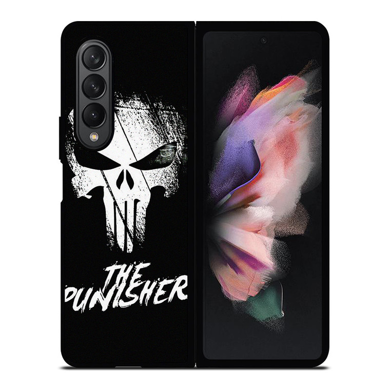 THE PUNISHER BRUSHED LOGO Samsung Galaxy Z Fold 3 Case Cover