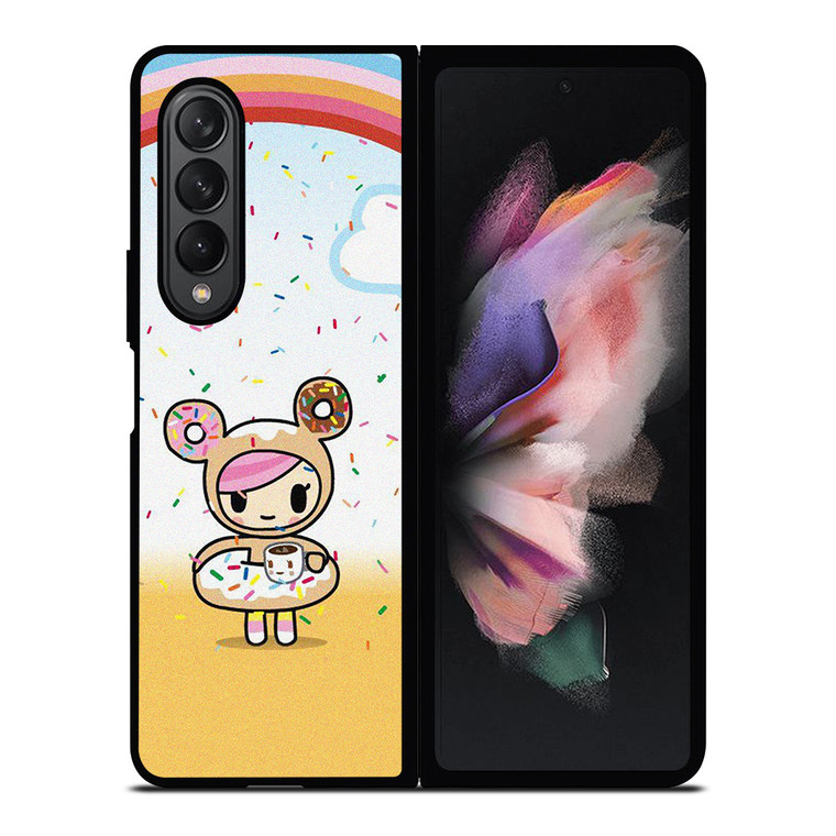 TOKIDOKI DONUTELLA RAINBOW Samsung Galaxy Z Fold 3 Case Cover
