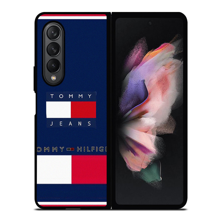TOMMY HILFIGER JEANS LABEL Samsung Galaxy Z Fold 3 Case Cover