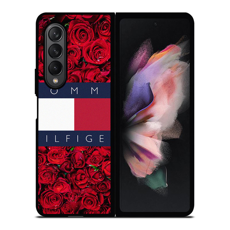 TOMMY HILFIGER ROSES LOGO Samsung Galaxy Z Fold 3 Case Cover