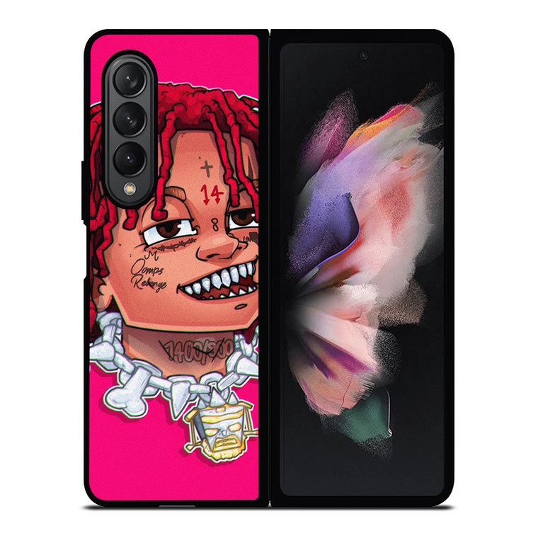 TRIPPIE RED CARTOON RAPPER Samsung Galaxy Z Fold 3 Case Cover