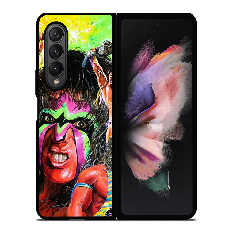 ULTIMATE WARRIOR WRESTLING WWE ART Samsung Galaxy Z Fold 3 Case Cover