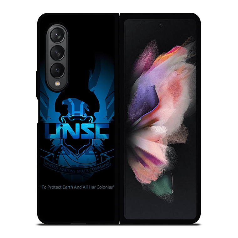 UNSC UNITED NATIONS SPACE COMMAND LOGO 2 Samsung Galaxy Z Fold 3 Case Cover