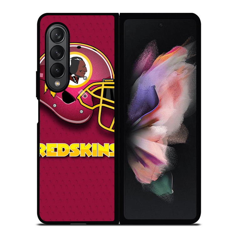 WASHINGTON REDSKINS HELMET LOGO Samsung Galaxy Z Fold 3 Case Cover