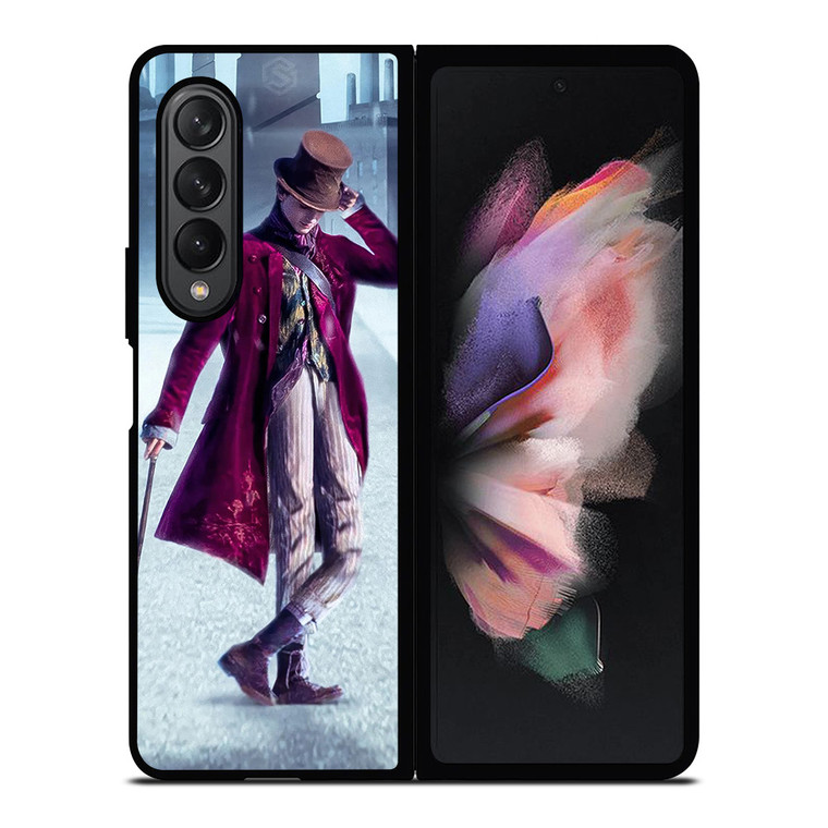 WILLY WONKA TIMOTHEE CHALAMET MOVIES Samsung Galaxy Z Fold 3 Case Cover