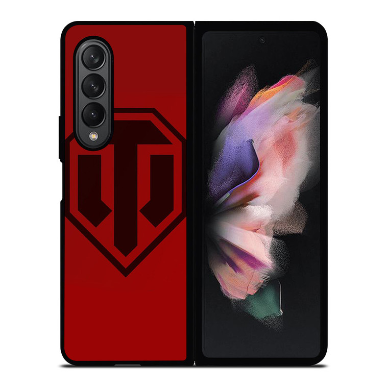 WORLD OF TANKS SYMBOL RED Samsung Galaxy Z Fold 3 Case Cover