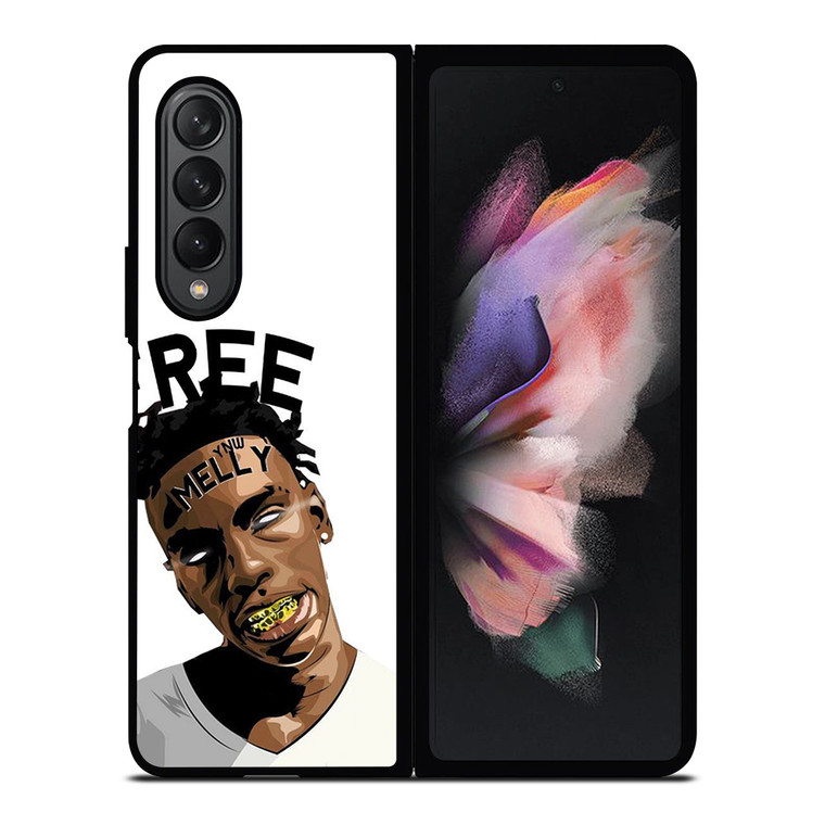 YNW MELLY RAPPER CARTOON Samsung Galaxy Z Fold 3 Case Cover