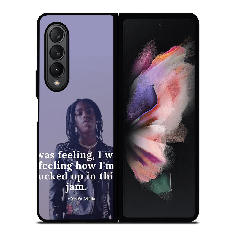 YNW MELLY RAPPER QUOTES Samsung Galaxy Z Fold 3 Case Cover