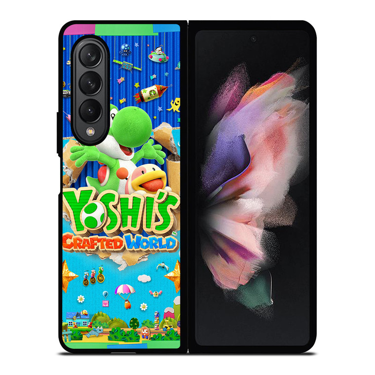 YOSHI CRAFTED WORLD GAMES POSTER Samsung Galaxy Z Fold 3 Case Cover