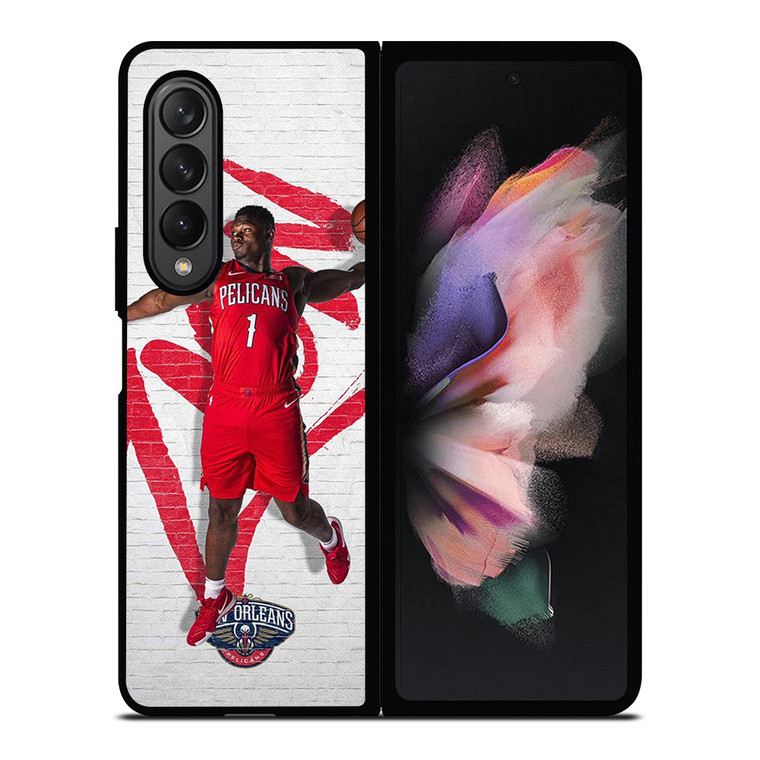 ZION WILLIAMSON NEW ORLEANS PELICANS NBA 2 Samsung Galaxy Z Fold 3 Case Cover