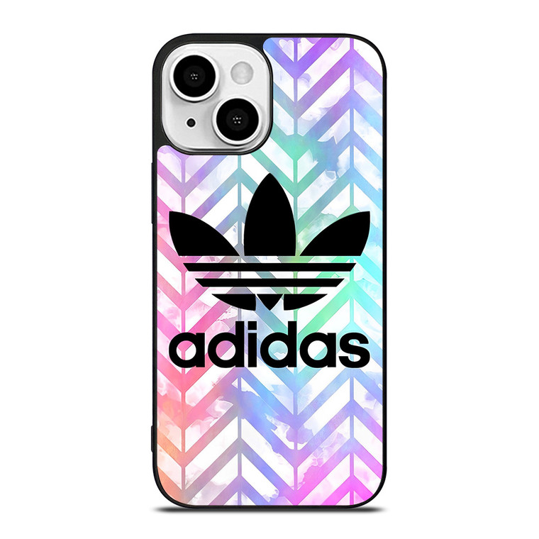 ADIDAS COLORFUL ZIG ZAG LOGO iPhone 13 Mini Case Cover ADIDAS COLORFUL ZIG ZAG LOGO iPhone 13 Mini Case Cover