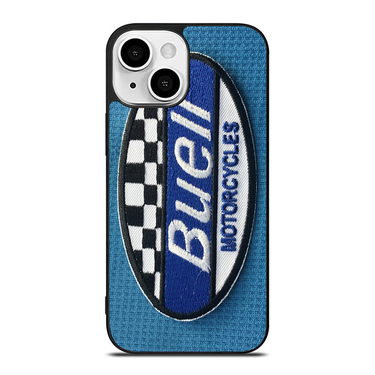 BUELL MOTORCYCLE FABRIC LOGO iPhone 13 Mini Case Cover