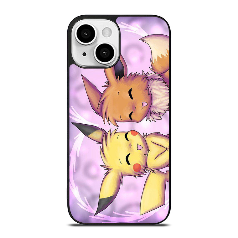 EEVEE PIKACHU POKEMON GAMES iPhone 13 Mini Case Cover