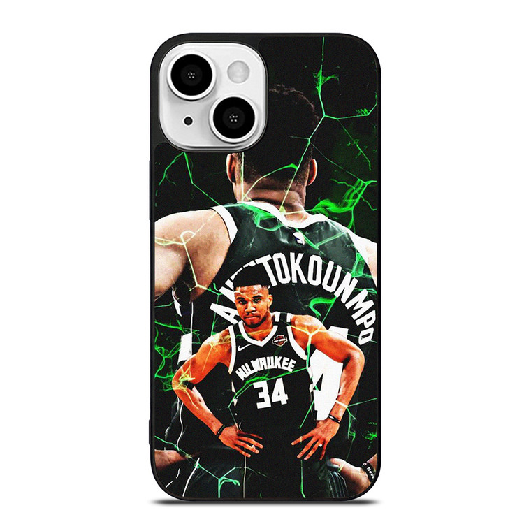 GIANNIS ANTETOKOUNMPO NBA MILWAUKEE BUCKS iPhone 13 Mini Case Cover GIANNIS ANTETOKOUNMPO NBA MILWAUKEE BUCKS iPhone 13 Mini Case Cover