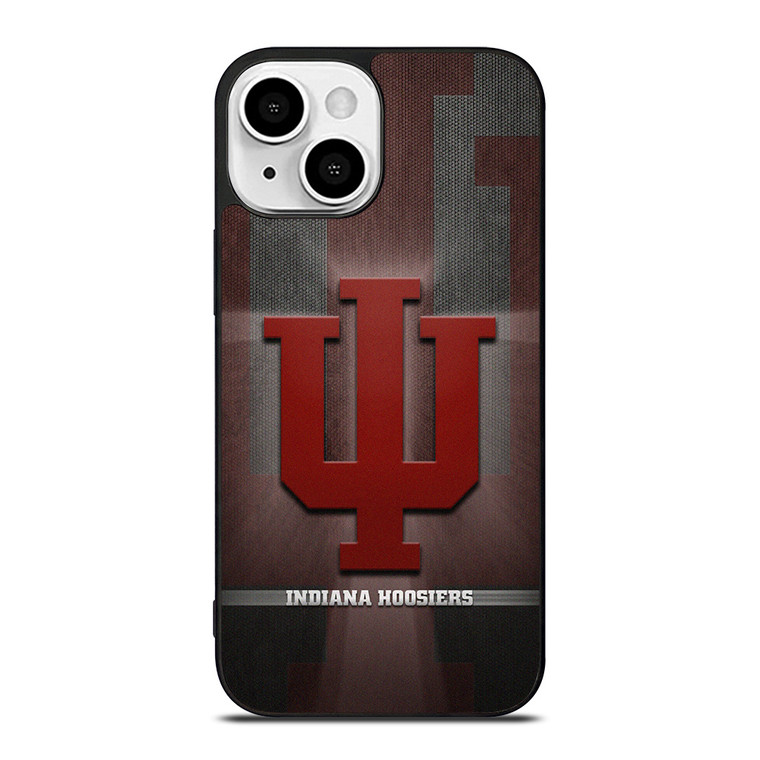 INDIANA HOOSIERS BASKETBALL METAL LOGO iPhone 13 Mini Case Cover