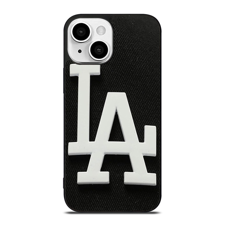 LOS ANGELES DODGERS FABRIC EMBLEM iPhone 13 Mini Case Cover