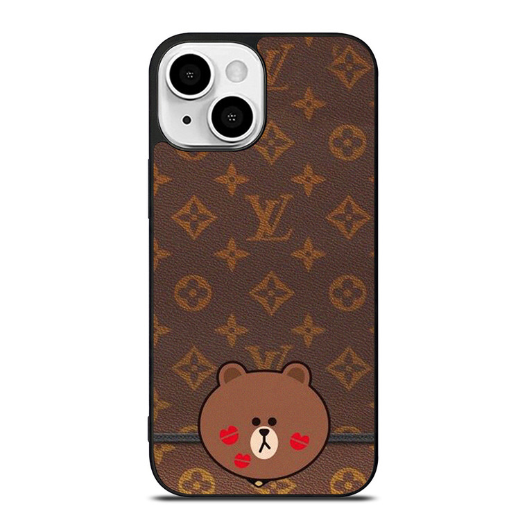 LOUIS VUITTON KISSED TEDDY BEAR iPhone 13 Mini Case Cover