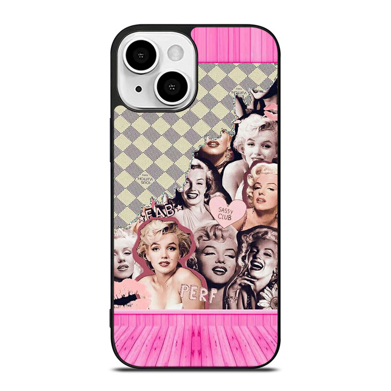 MARILYN MONROE PINK COLLAGE iPhone 13 Mini Case Cover
