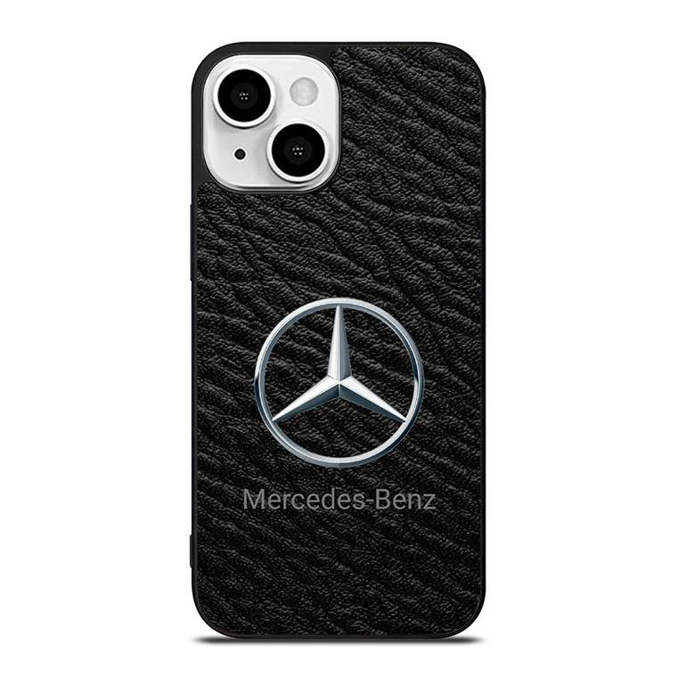 MERCEDES BENZ LEATHER EMBLEM iPhone 13 Mini Case Cover