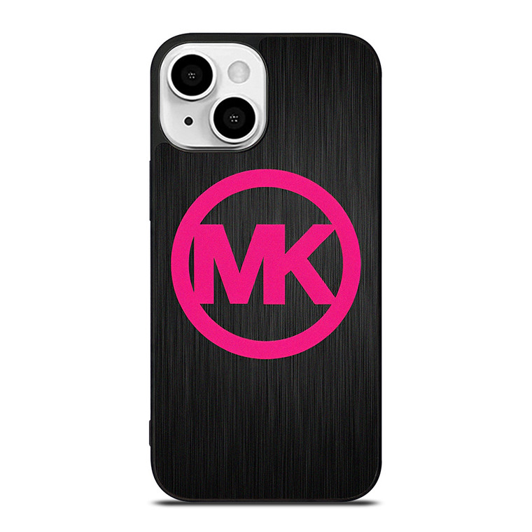 MK MICHAEL KORS PINK WOOD LOGO iPhone 13 Mini Case Cover MK MICHAEL KORS PINK WOOD LOGO iPhone 13 Mini Case Cover
