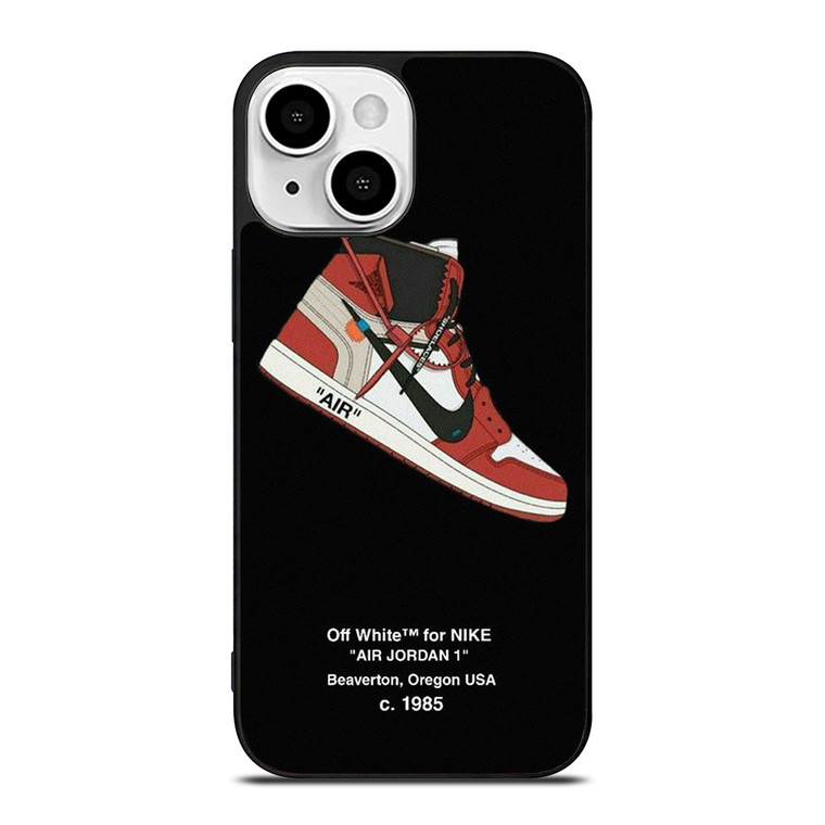 NIKE AIR JORDAN 1 OFF WHITE iPhone 13 Mini Case Cover