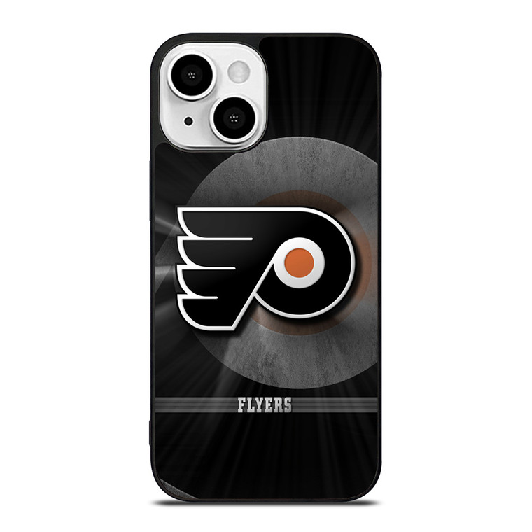 PHILADELPHIA FLYERS METAL EMBLEM iPhone 13 Mini Case Cover