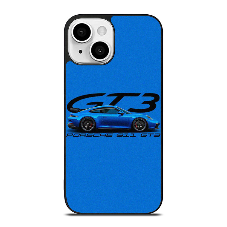 PORSCHE 911 GT3 BLUE iPhone 13 Mini Case Cover