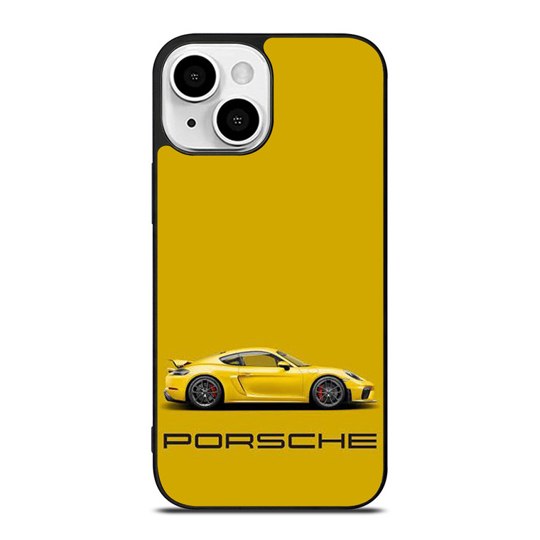 PORSCHE YELLOW SUPER CAR iPhone 13 Mini Case Cover