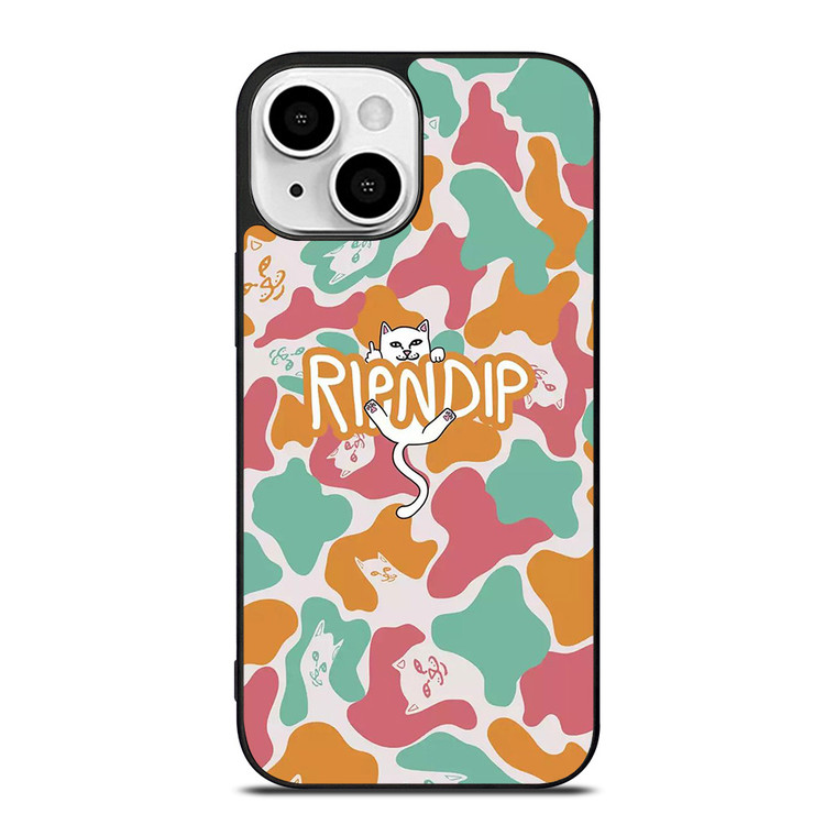 RIPNDIP PINK GREEN CAMO iPhone 13 Mini Case Cover