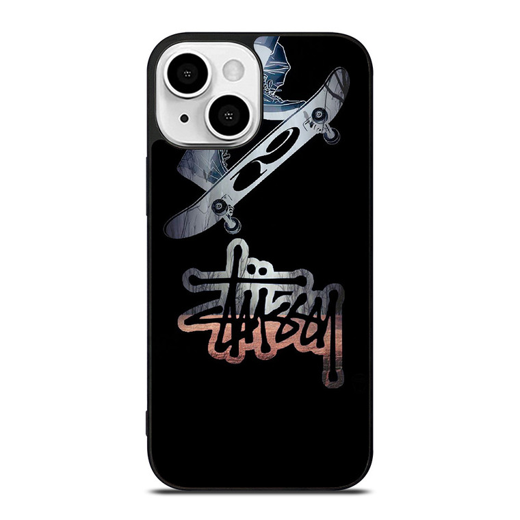 STUSSY SKATEBOARD LOGO iPhone 13 Mini Case Cover STUSSY SKATEBOARD LOGO iPhone 13 Mini Case Cover