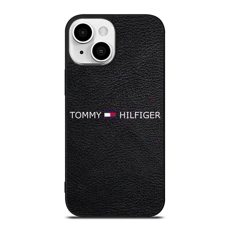 TOMMY HILFIGER LOGO LEATHER iPhone 13 Mini Case Cover
