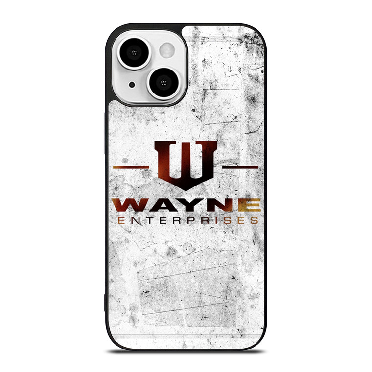 WAYNE ENTERPRISES WHITE LOGO iPhone 13 Mini Case Cover