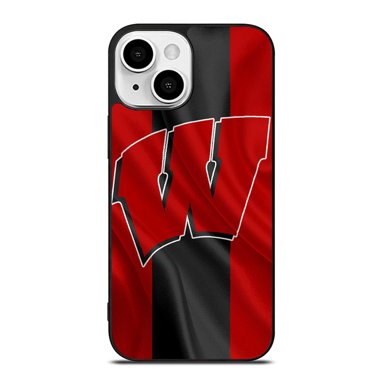 WISCONSIN BADGERS FLAG iPhone 13 Mini Case Cover