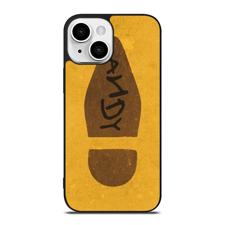 WOODY FOOTPRINTS ANDY TOY STORY iPhone 13 Mini Case Cover