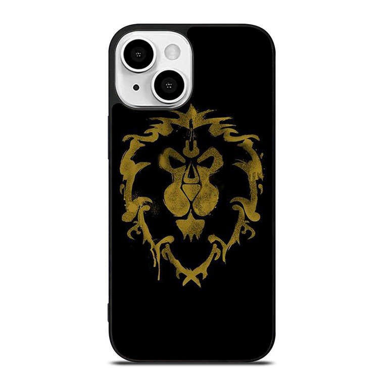 WORLD OF WARCRAFT ALLIANCE BLACK LOGO iPhone 13 Mini Case Cover